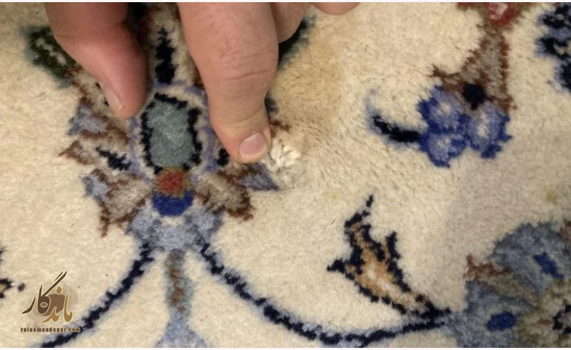 دلایل فرورفتگی فرش