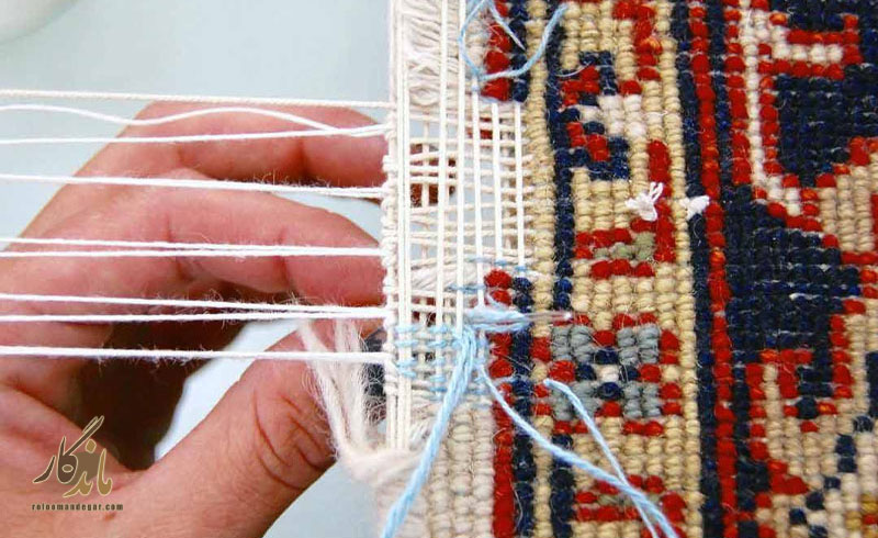 مراحل رفوی فرش دستباف