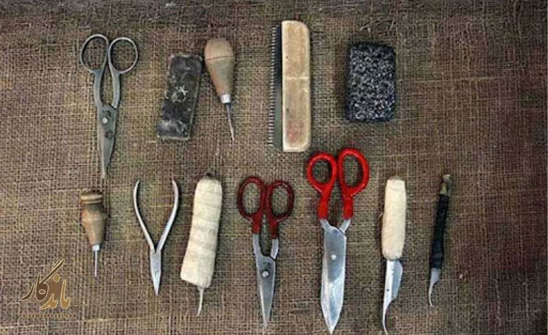 اهمیت ابزار در رفوگری فرش