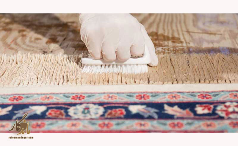 استفاده از سرکه سفید در سفید کردن ریشه فرش