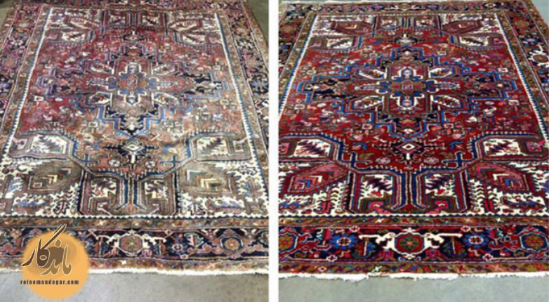 نورخورشید رنگ الیاف را از بین می برد