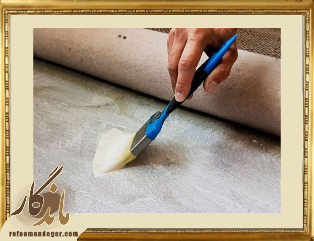 چسباندن موکت به زمین با چسب انویدیا