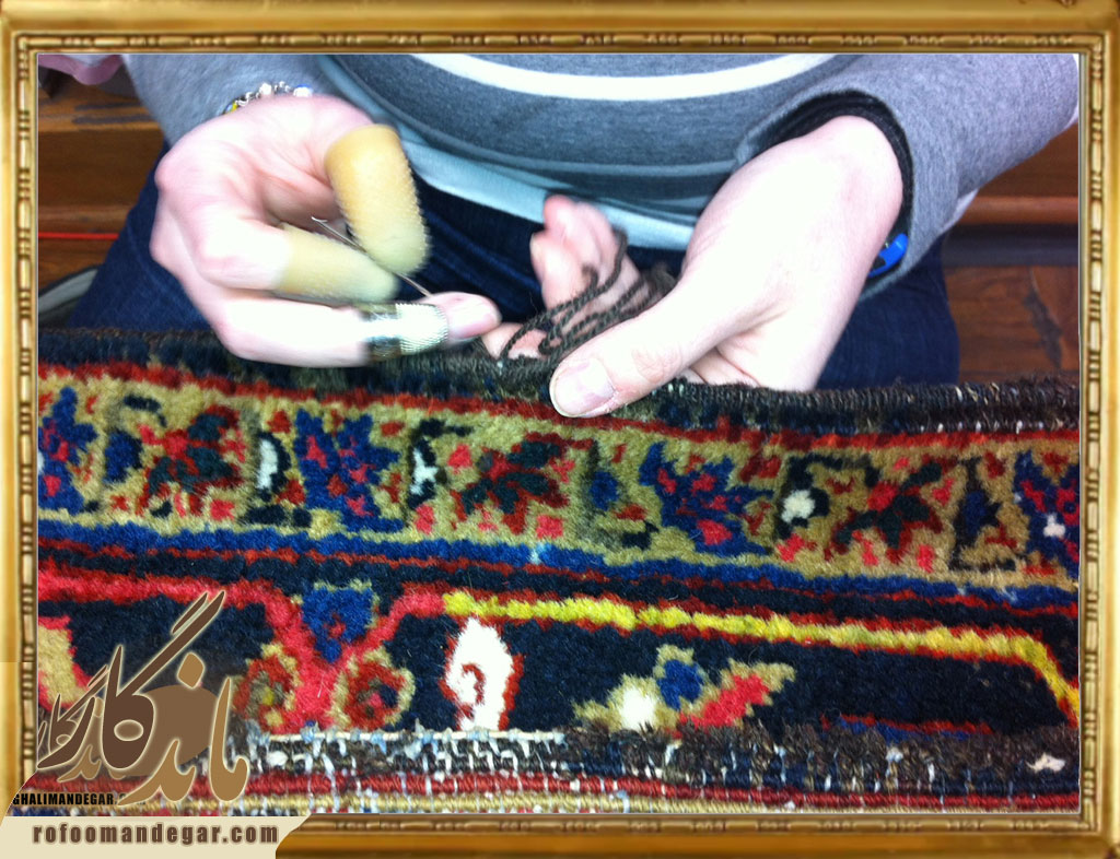 شیرازه بافی انواع قالی و فرش در نارمک