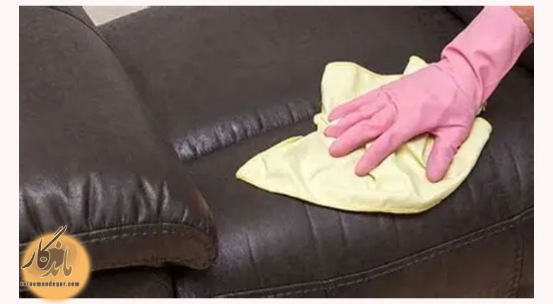 پاک کردن مبل چرمی
