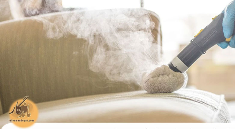 مراحل شستن مبل مخمل