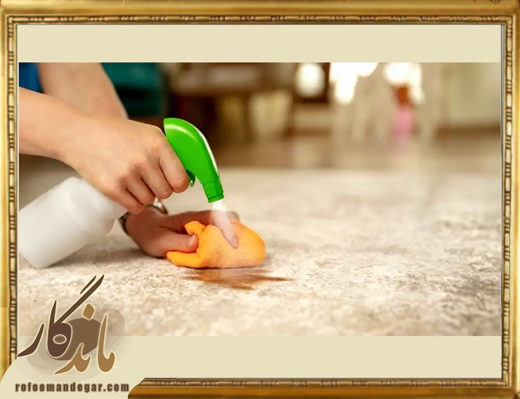 محلول‌های پاک کننده لکه‌های فرش