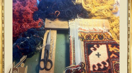 رفوگری فرش‌ در فرحزاد و باغ فردوس