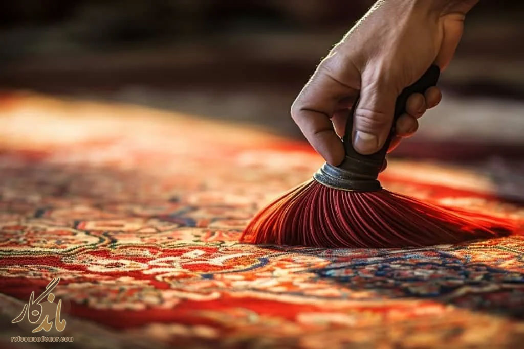 نگهداری فرش ابریشمی